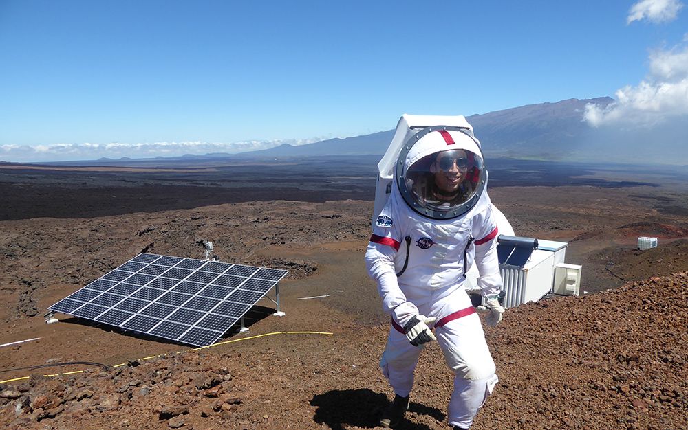 Card essay dusty walking up hill cropped