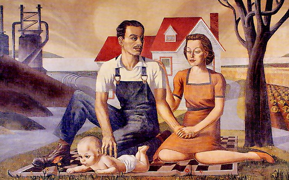 Card essay the family industry and agriculture wpa by harry sternberg  1939